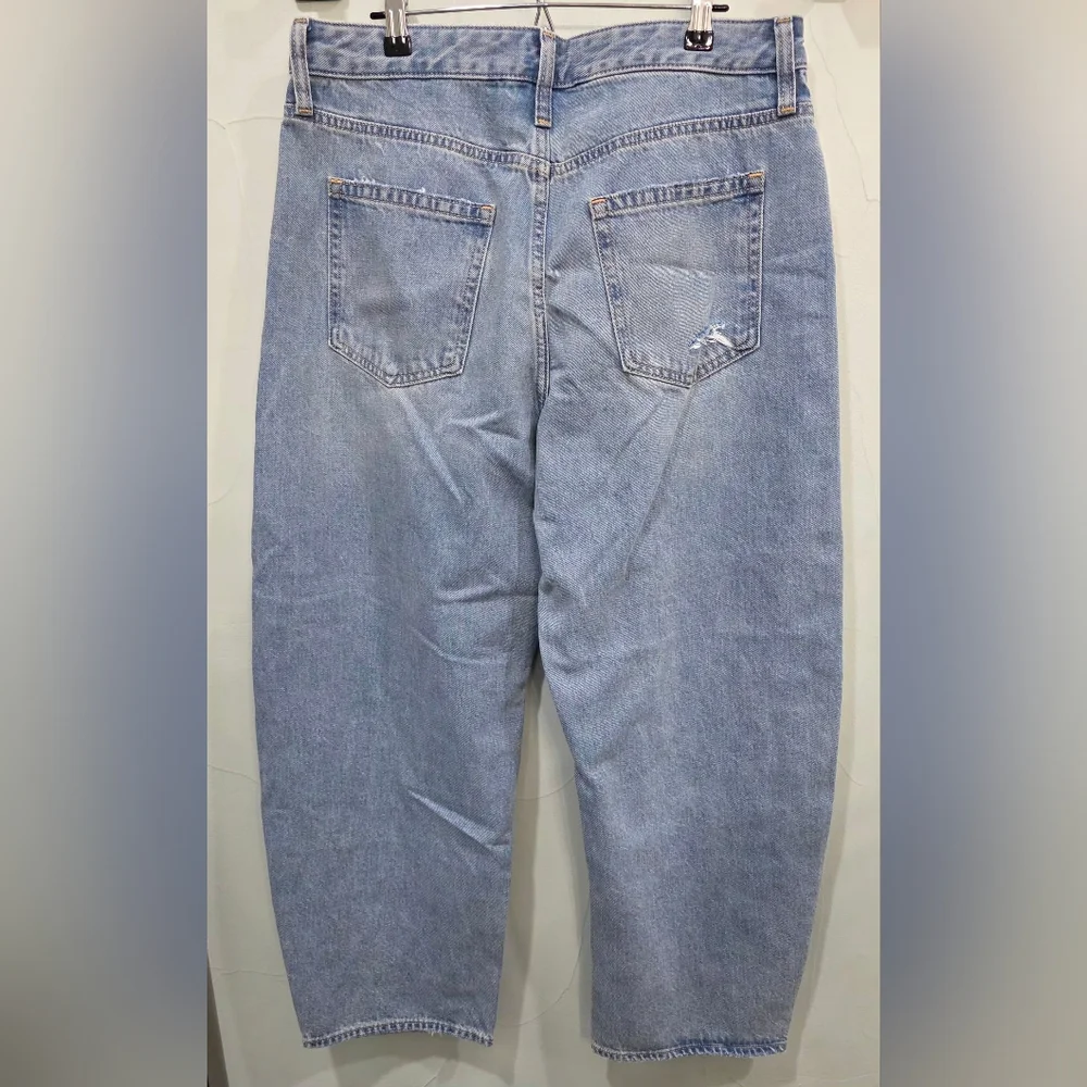 GAP Women's Curvy High Waisted Barrel Jean 32x28 - Picture 8 of 11